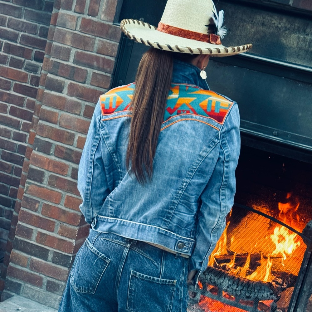 Stand Out Pendleton™ Wool Hand Chainstitched Reworked Vintage and Well Broken In